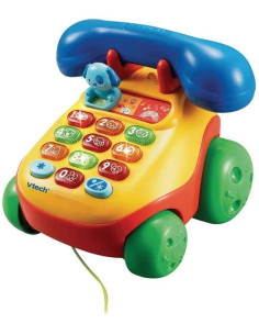 Teléfono interactivo infantil con luz y voz