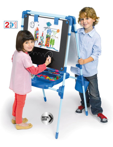 Pizarra Infantil 2 en 1: Magnética y de Tiza