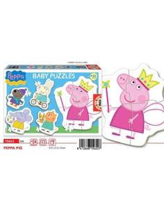 Puzzle Baby Peppa Pig - 5 puzzles progresivos de 3 a 5... 2