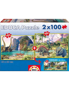 Puzzles Dino World 100 piezas