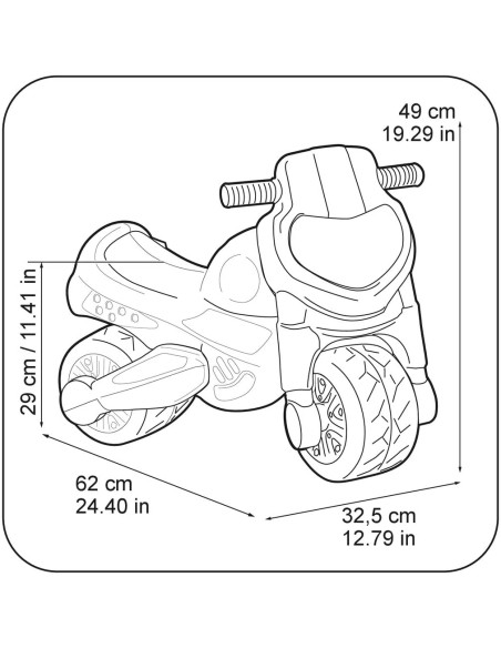 Correpasillo Motofeber 1 Sprint Rosa y lila