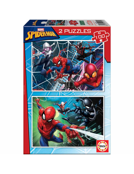 Puzzles Spiderman 2x100 Piezas