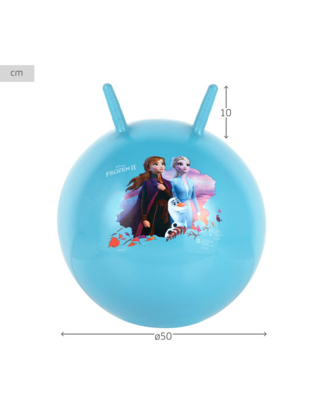 Frozen II Pelota saltarina hinchable Ø45-50 cmSalta, salta, ¡salta sin parar en interiores y exterio