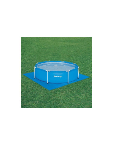 Protector De Suelo De Piscina Cuadrado De Lona...