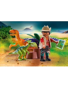 PLAYMOBIL 70108 - Maletín Grande Dinosaurios y Explorador  2
