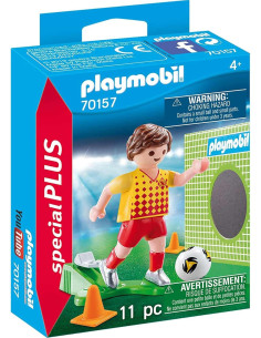 PLAYMOBIL 70157 Jugador de fútbol y GOL