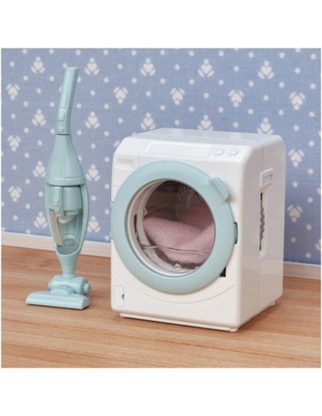 Sylvanian Families - 05445 - Set de lavadora y aspiradora