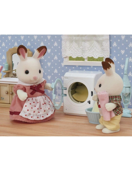 Sylvanian Families - 05445 - Set de lavadora y aspiradora