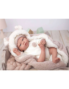 Reborn Arias 40 Cm Anna Con Manta Y Peluche