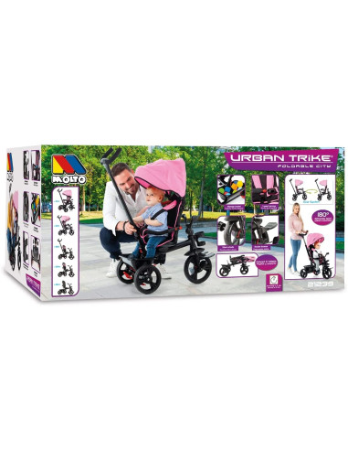 Triciclo Evolutivo Urban Strike Basic Rosa