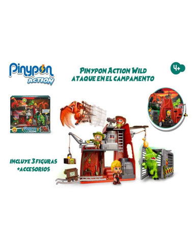 Pinypon Action Wild Dinos Atacan al Cazador