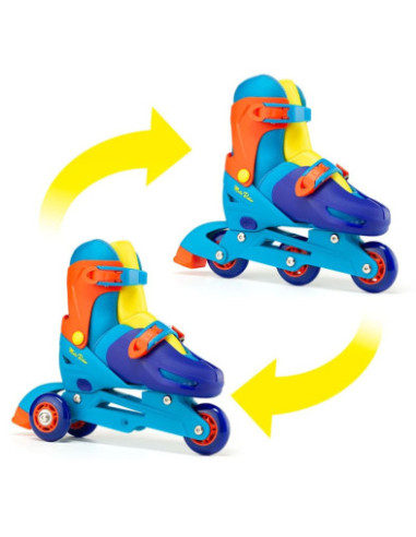 Patines en Linea Convertible Rosa 31 a 34