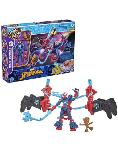 Figura Marvel Spiderman Bend and Flex Spiderman...