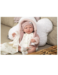 Muñeca Elegance Andie de 40 cm con peso y mantita de Arias