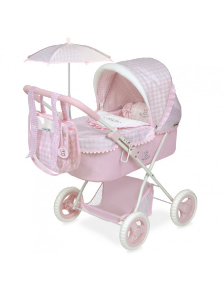 Carro de Muñecas Niza Plegable con Sombrilla DeCuevas Toys 85046