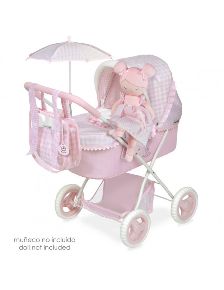 Carro de Muñecas Niza Plegable con Sombrilla DeCuevas Toys 85046