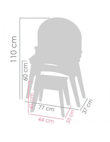 Niza Tocador Madera Grande.