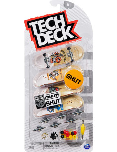 Tech Deck - Finger Skate - Pack 4 FINGERBOARDS