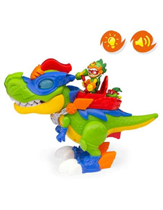 SUPERTHINGS Superdino H-REX – Dinosaurio articulado héroe... 2