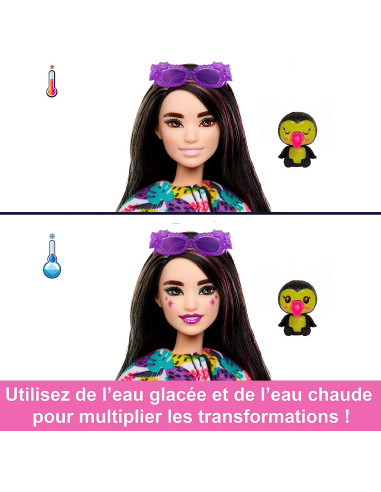 Barbie Cutie Reveal Serie Amigos de la Jungla...