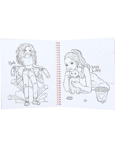 TopModel Cutie Star Libro Para Colorear