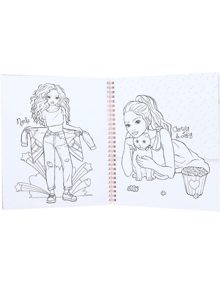 TopModel Cutie Star Libro Para Colorear