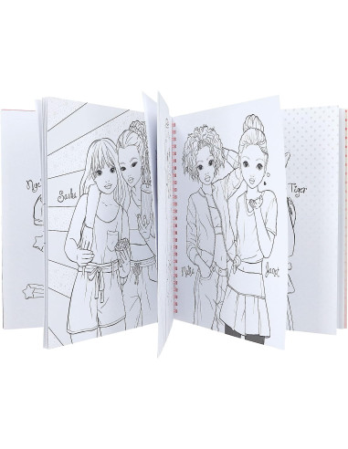TopModel Cutie Star Libro Para Colorear