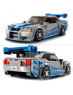 LEGO Speed Champions Nissan Skyline GT-R (R34) de 2 Fast... 2