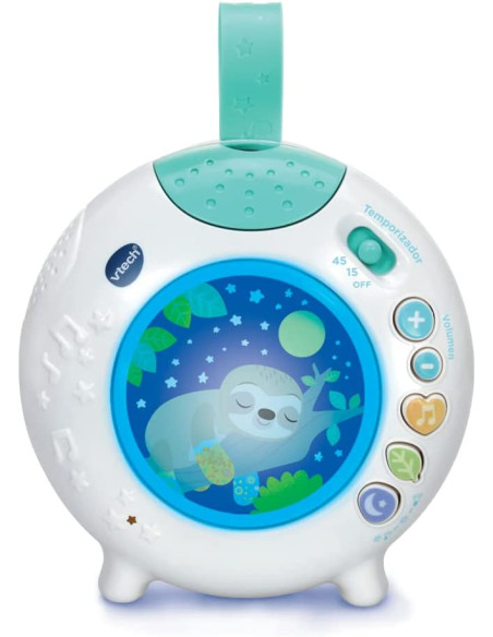 VTech Duerme Conmigo, Proyector Portátil Para Cuna Azul