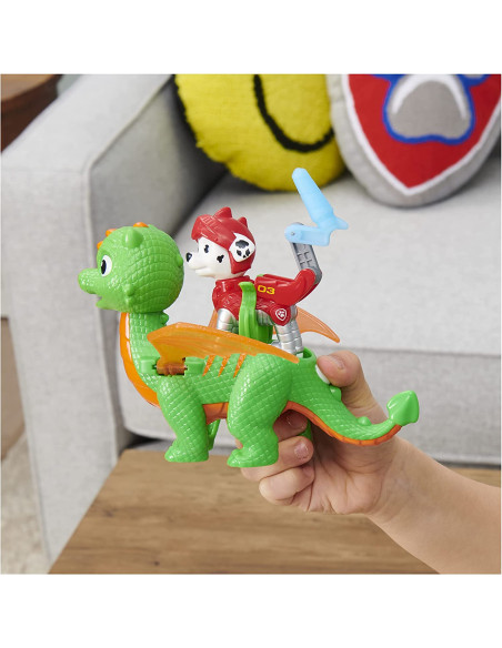Paw Patrol conjunto de Figuras de acción de Marshall y el dragón Jade de Rescue Knights
