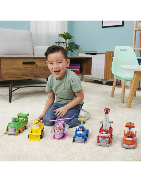 Patrulla Canina - Coche TRANSFORMABLE Rescue Knights + Figura Skye