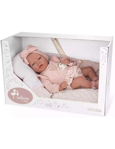 Bebé Reborn Alba con Cojín 40cm 2