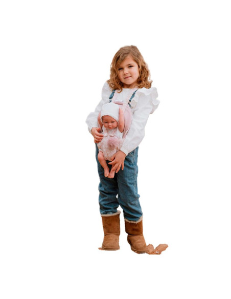 PORTABEBE ROSA (PARA MUÑECOS DE 40-45 CM