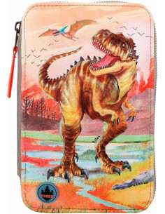 Dino World Estuche Triple T-Rex con Luz 2