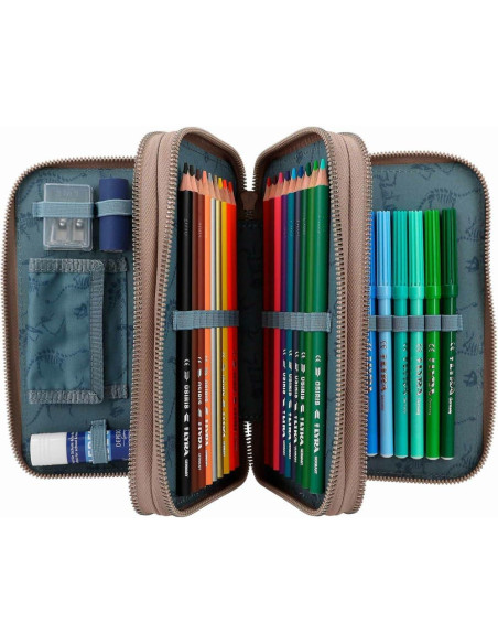 Dino World Estuche Triple T-Rex con Luz