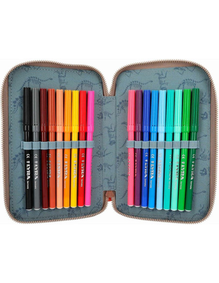 Dino World Estuche Triple T-Rex con Luz