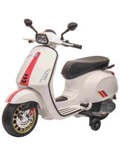 Moto Batería Vespa v231 6V  Blanca