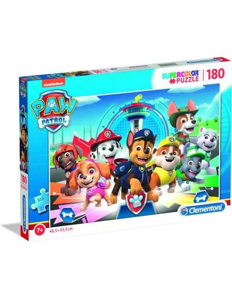 Paw Patrol Supercolor Puzzle – La Patrulla Canina – 180 Piezas