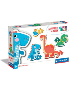 Clementoni-20834 Puzzle Infantil Progresivos: 3-6-9-12...