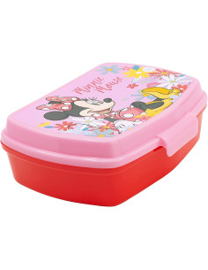 Fiambrera rectangular para el almuerzo infantil de Minnie...