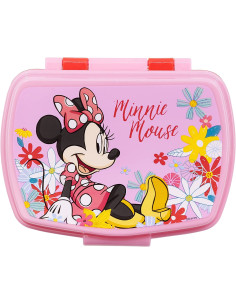 Fiambrera rectangular para el almuerzo infantil de Minnie... 2