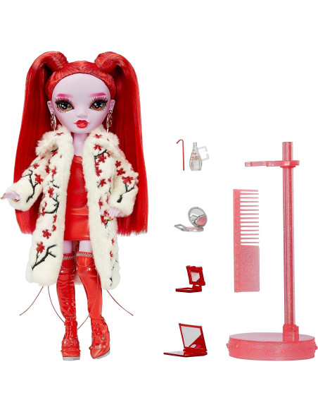 Rainbow High Shadow High Seties 3 - Rosie - Muñeca de Moda roja