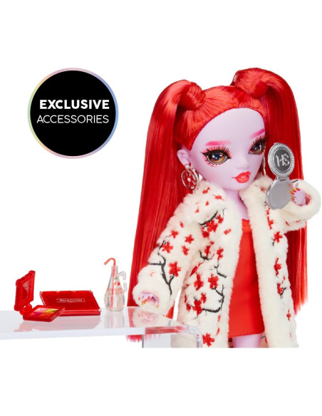 Rainbow High Shadow High Seties 3 - Rosie - Muñeca de Moda roja