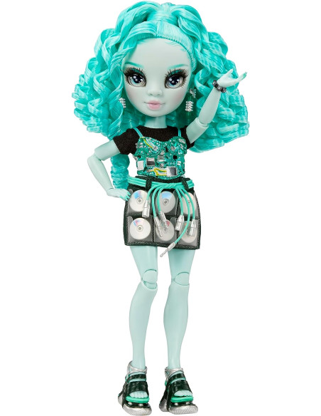 Rainbow High Shadow High Serie 3 - Berrie - Muñeca de Moda Verde
