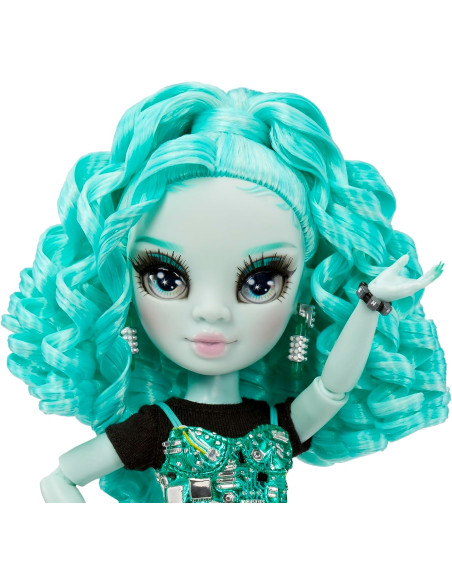 Rainbow High Shadow High Serie 3 - Berrie - Muñeca de Moda Verde