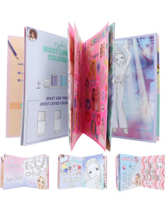 TOPModel Beauty Fun-Libro para Colorear con 36 diseñar... 2