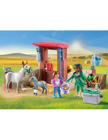 Playmobil Veterinaria de Granja