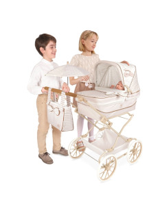 Carro de Muñecas Reborn Verona Plegable con Sombrilla 2