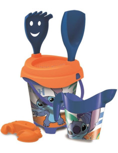 Cubo Castillo Stitch Con Regadera