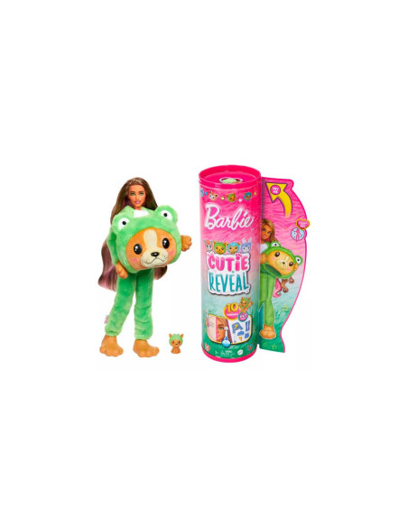 Muñeca Barbie Cutie Reveal Disfraces Perro-Rana